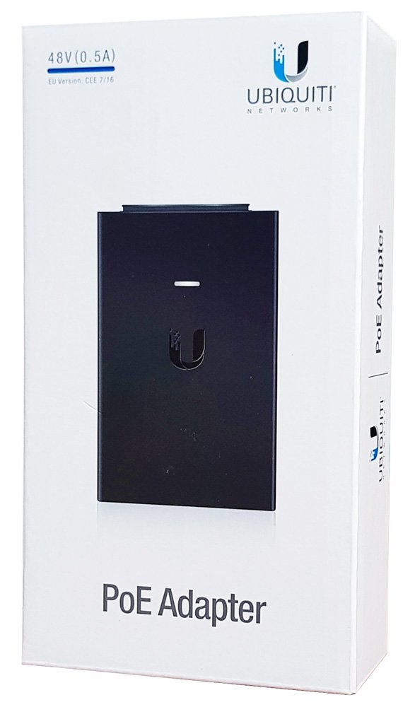 UBIQUITI PoE adapter POE-48 με power cable, 48VDC, 0.5A, 24W - Image 2