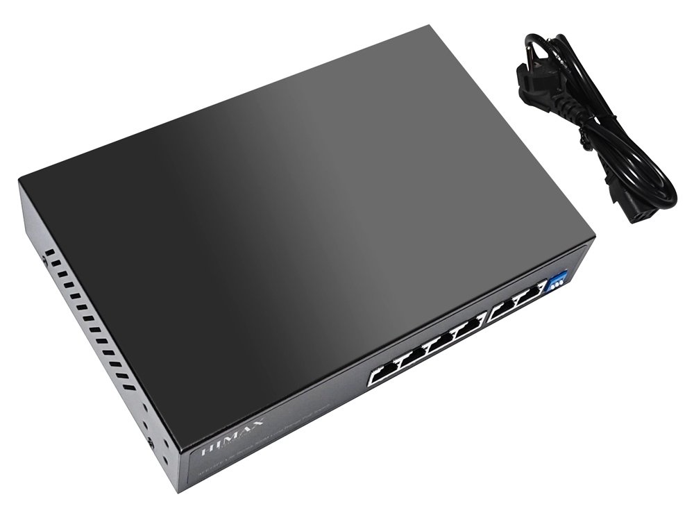 HIMAX PoE switch PS1402E-L, 4x Ethernet PoE & 2x Ethernet θύρες, έως 100Mbps - Image 3