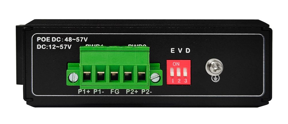HIMAX industrial PoE switch PS1402G-I, 4x GE PoE & 2x GE θύρες, έως 1000Mbps - Image 3