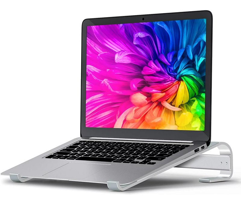 POWERTECH μεταλλική βάση laptop PT-1161, έως 18", ασημί - Image 2