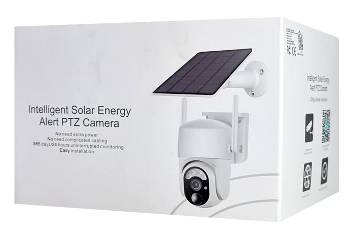 POWERTECH smart ηλιακή κάμερα PT-1177, 4MP, WiFi, SD, PTZ, IP65 - Image 4