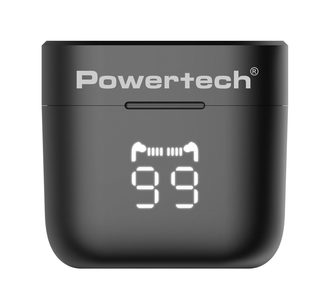 POWERTECH earphones με θήκη φόρτισης PT-1227, TWS, ENC, 30/480mAh, μαύρα - Image 5