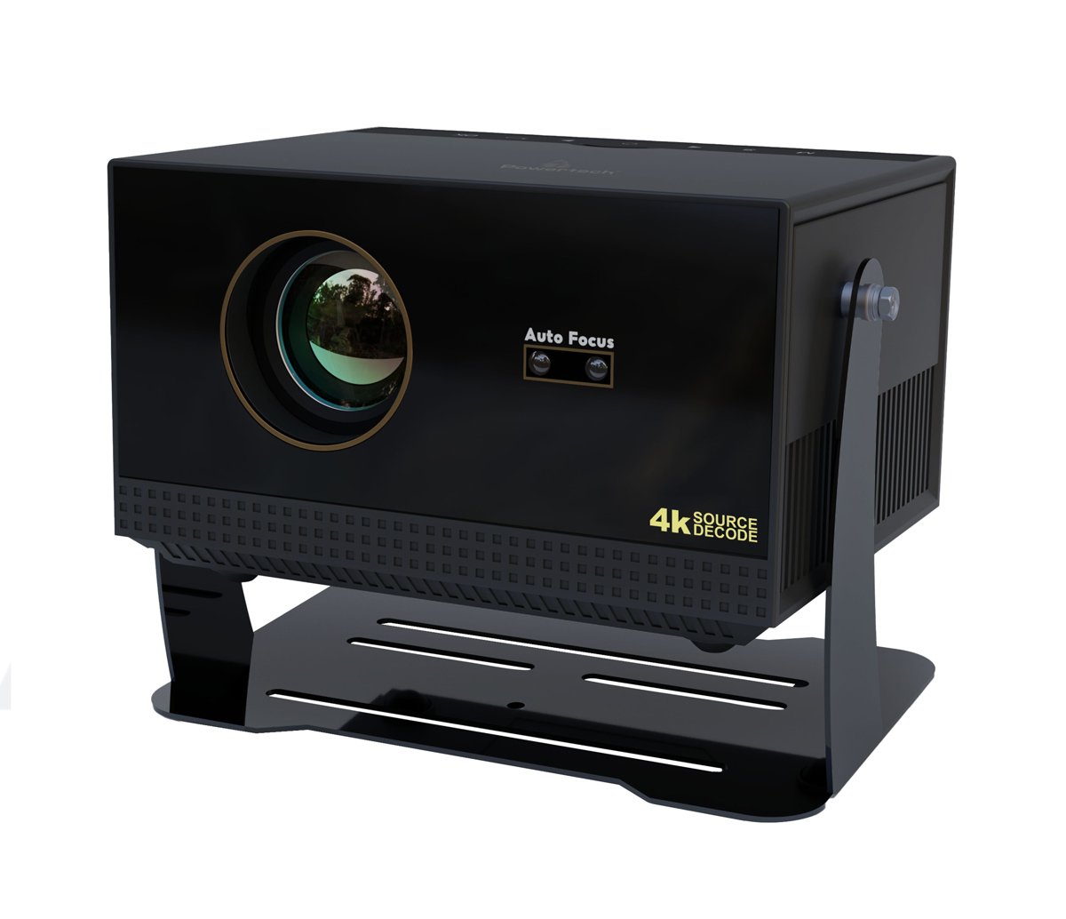 POWERTECH smart βιντεοπροβολέας PT-1243, 1080p, Android, WiFi, μαύρος