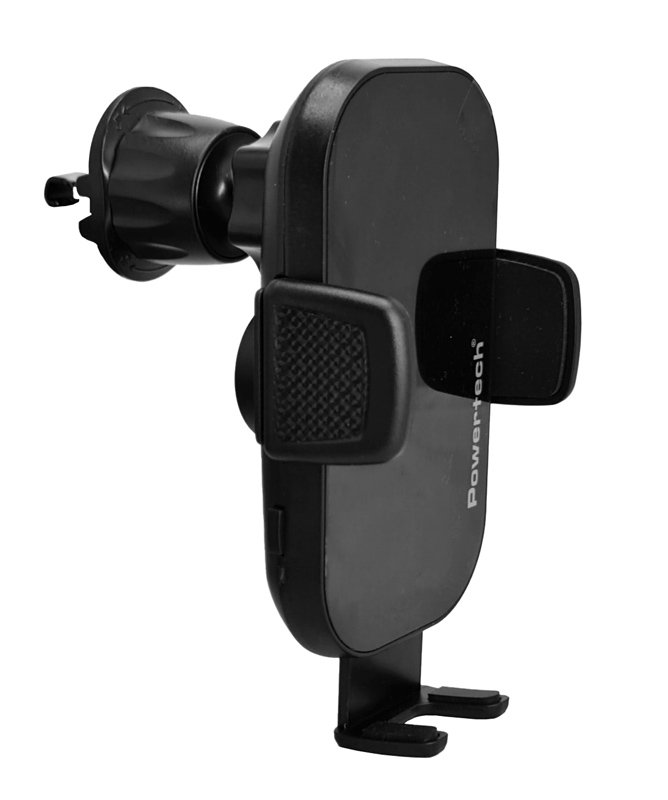 POWERTECH ασύρματος φορτιστής & βάση αυτοκινήτου PT-1271, 15W, μαύρος - Image 2