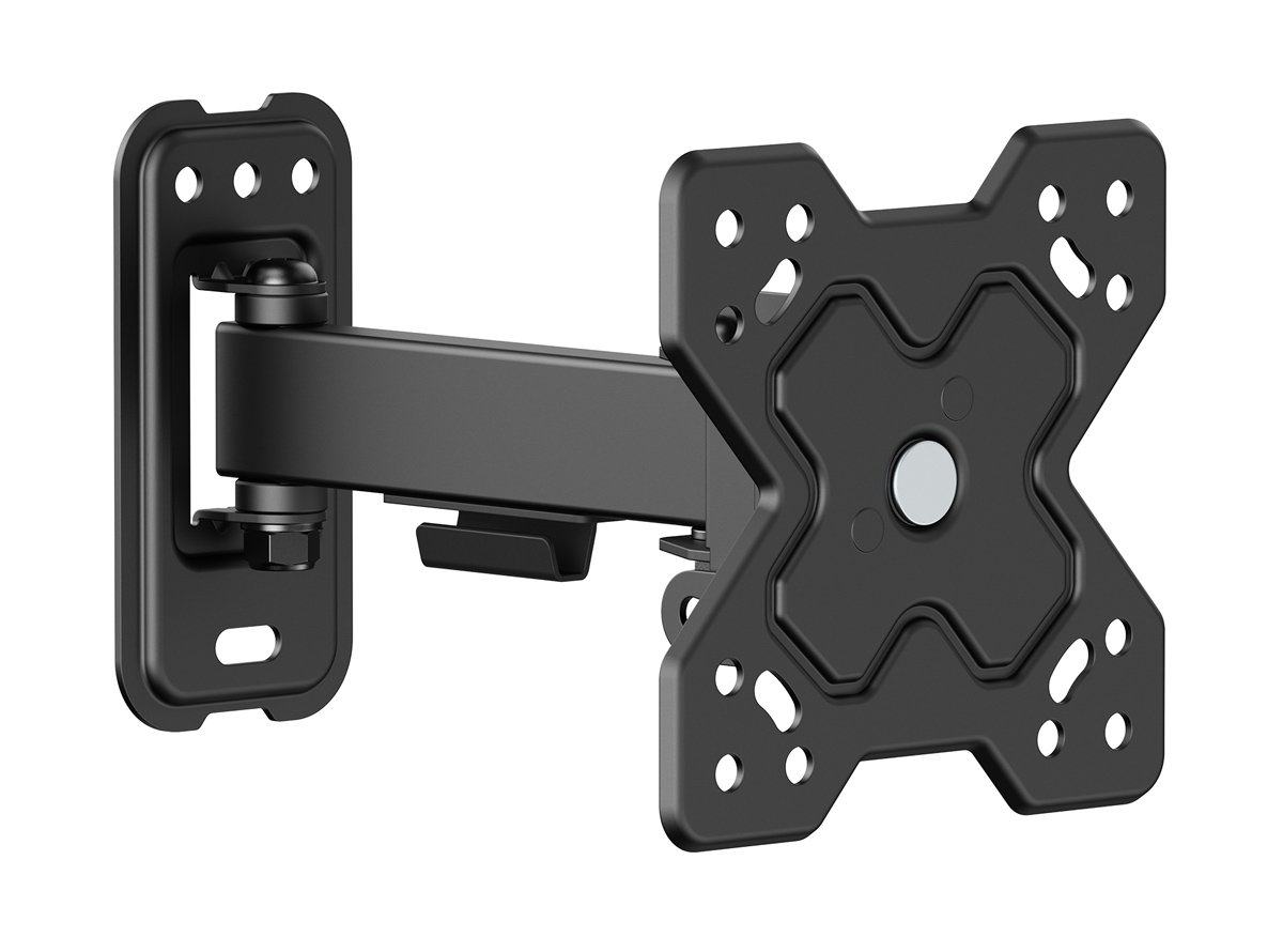 POWERTECH επιτοίχια βάση τηλεόρασης PT-1277, 13-32", έως 20kg, full motion