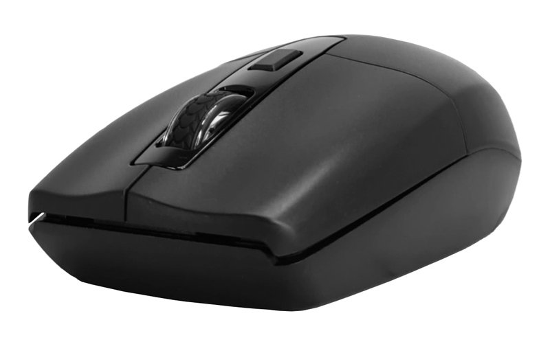 POWERTECH ασύρματο ποντίκι PT-1294, USB δέκτης, έως 1600DPI, μαύρο - Image 2