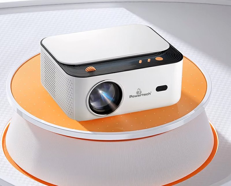 POWERTECH βιντεοπροβολέας PT-1307, 1080p, 300 ANSI lumens, λευκός - Image 2