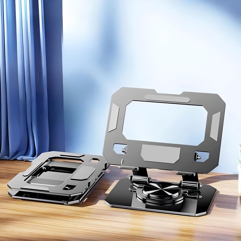 POWERTECH επιτραπέζια βάση για tablet PT-1355 έως 16", foldable, μαύρη - Image 4