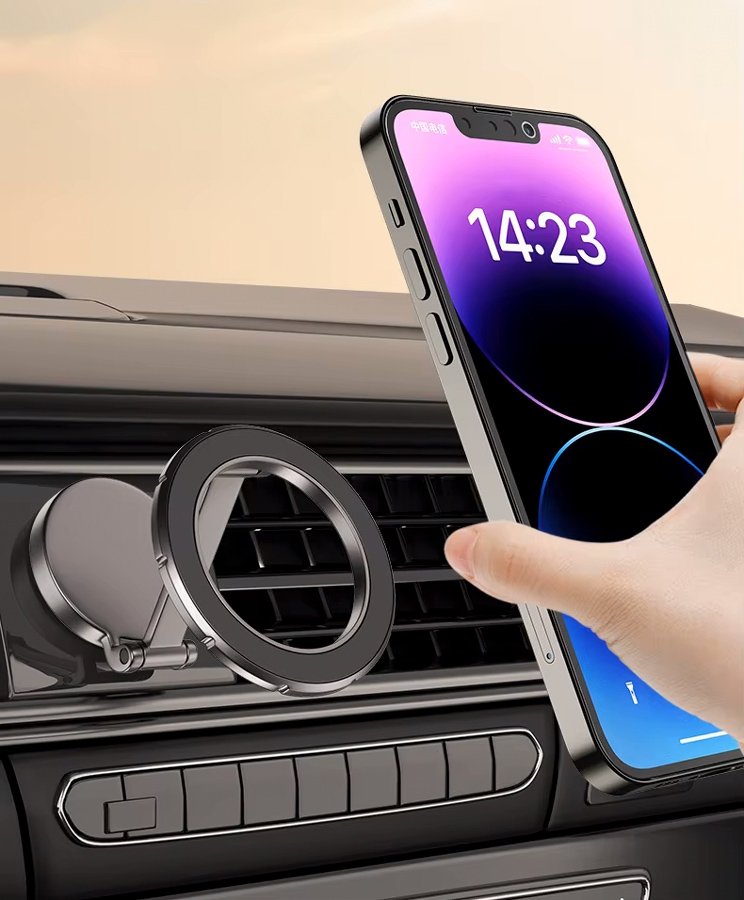 POWERTECH βάση smartphone αυτοκινήτου PT-1356 για ταμπλό, μαγνητική, μαύρη - Image 6