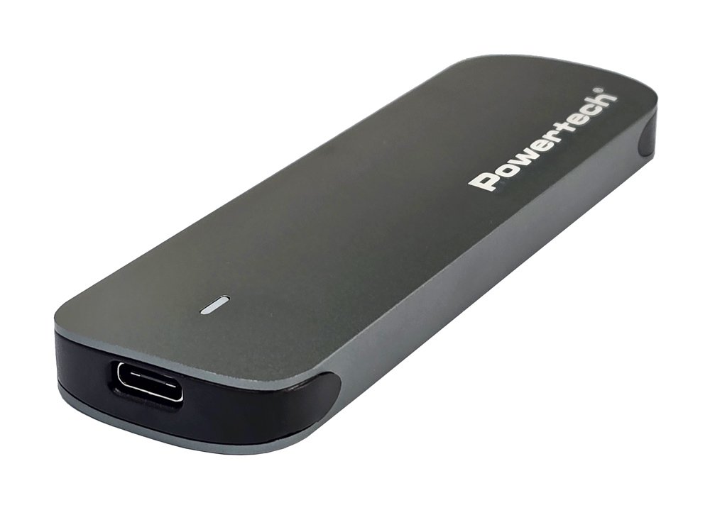 POWERTECH θήκη για M.2 SATA/NVMe SSD PT-1375, 10Gbps, γκρι - Image 2