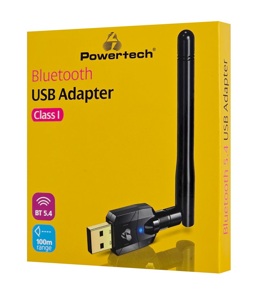POWERTECH USB Bluetooth 5.4 αντάπτορας PT-1385 με εμβέλεια έως 100m - Image 5