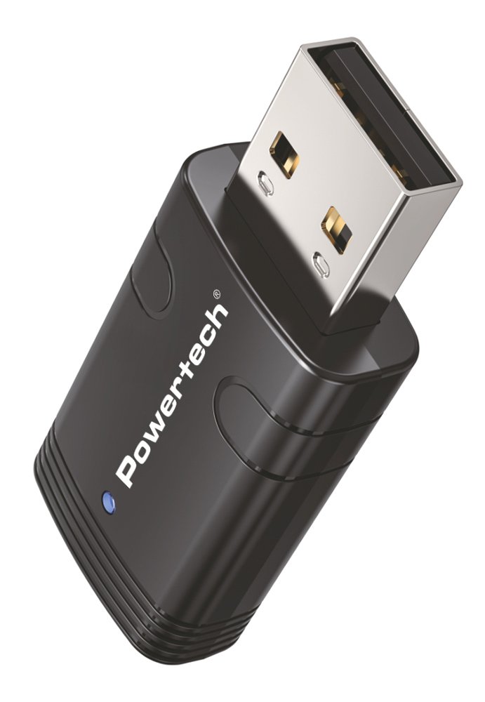 POWERTECH ασύρματος USB αντάπτορας δικτύου & Bluetooth 5.3 PT-1387, 900Mbps WiFi 6