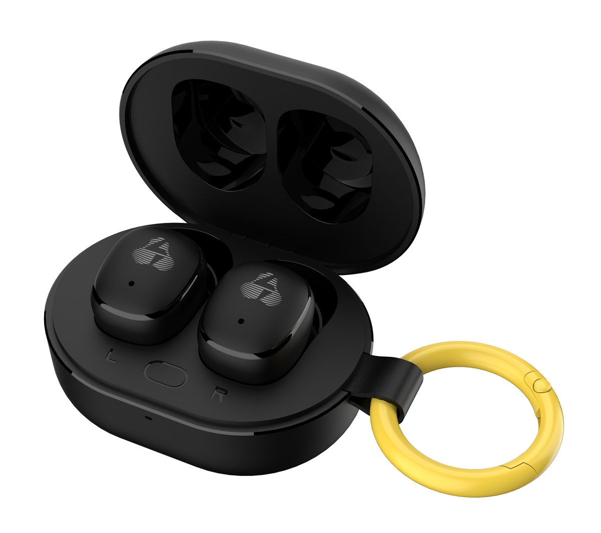 POWERTECH earphones με θήκη φόρτισης PT-1392, True Wireless, 6mm, 25/230mAh, μαύρα - Image 4