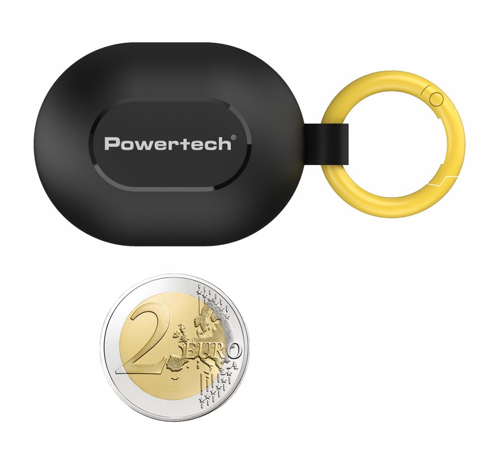 POWERTECH earphones με θήκη φόρτισης PT-1392, True Wireless, 6mm, 25/230mAh, μαύρα - Image 2