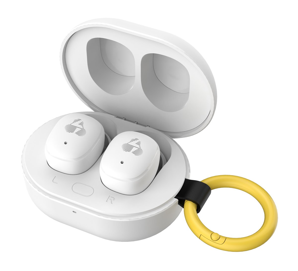 POWERTECH earphones με θήκη φόρτισης PT-1393, True Wireless, 6mm, 25/230mAh, λευκά - Image 4