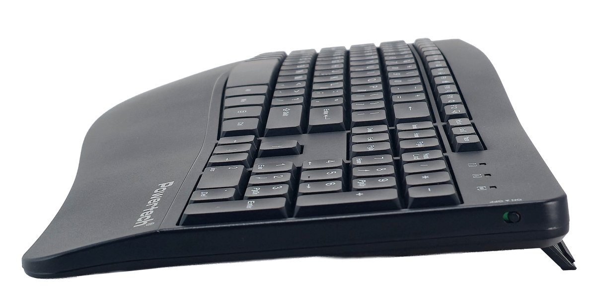 POWERTECH set ποντίκι & πληκτρολόγιο PT-1490, 2.4GHz & Bluetooth, μαύρο - Image 4