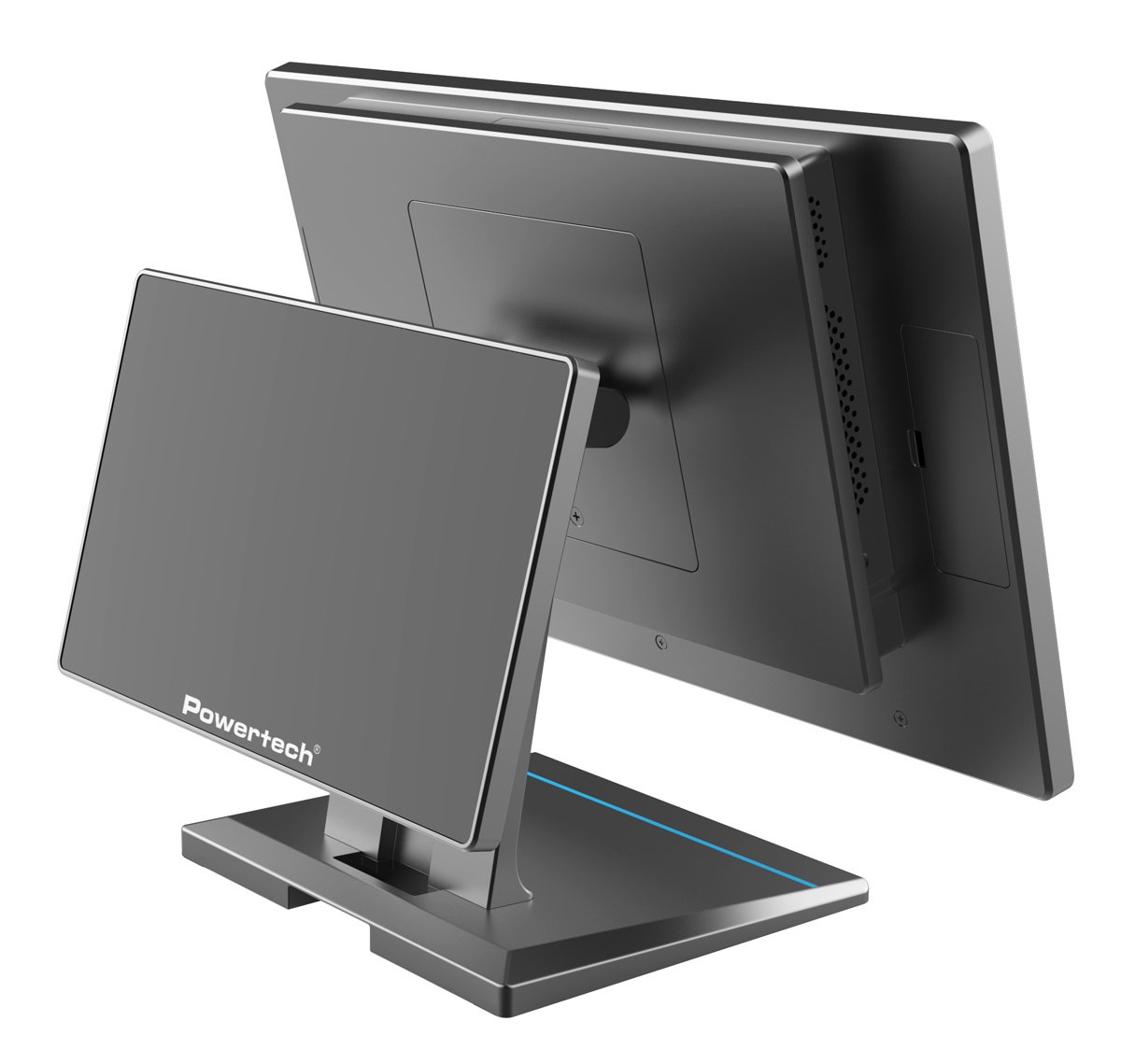 POWERTECH οθόνη αφής για σύστημα POS PT-1514, 10.1" 1024x600 LCD, HDMI, μαύρη - Image 2