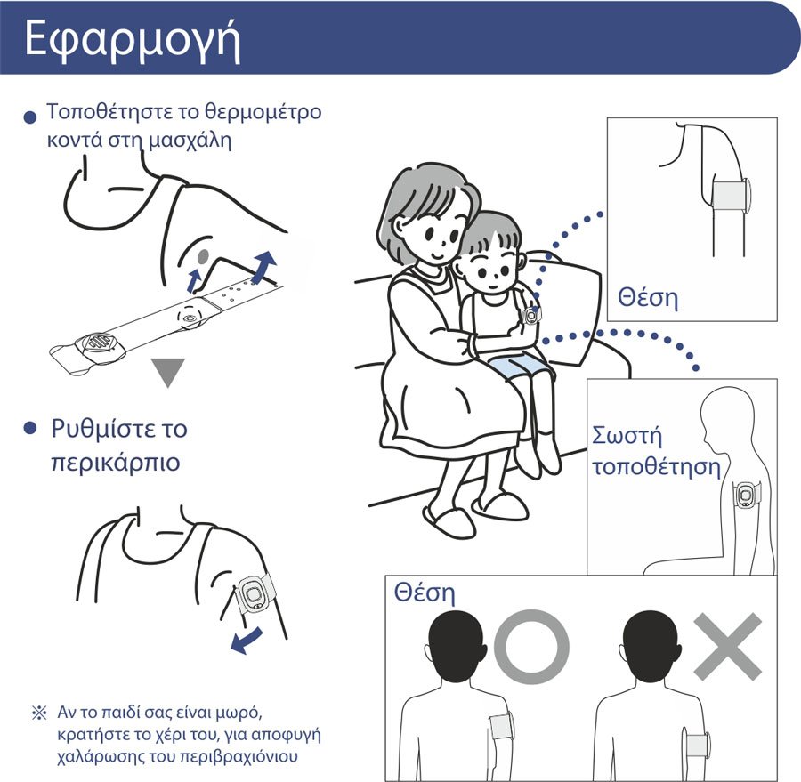 POWERTECH Smart Παιδικό Θερμόμετρο PT-501, Bluetooth, με συναγερμό - Image 2