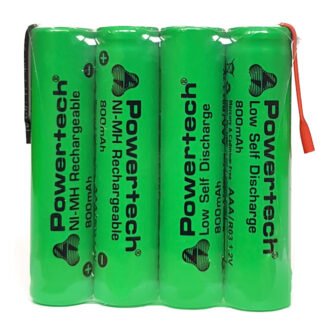 POWERTECH επαναφορτιζόμενη μπαταρία  800mAh, AAΑ HR03, 4τμχ 1395