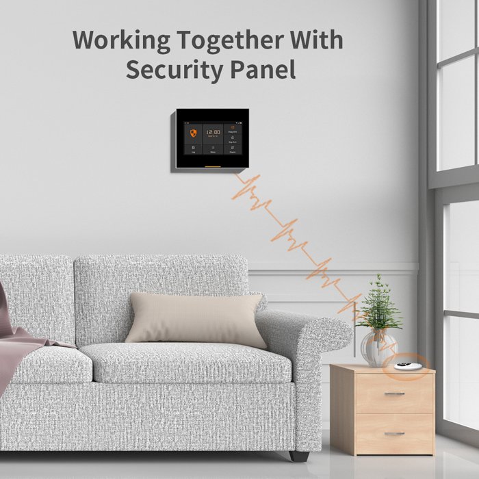 Ασύρματο χειριστήριο R01 για συναγερμούς, 433MHz - Image 3