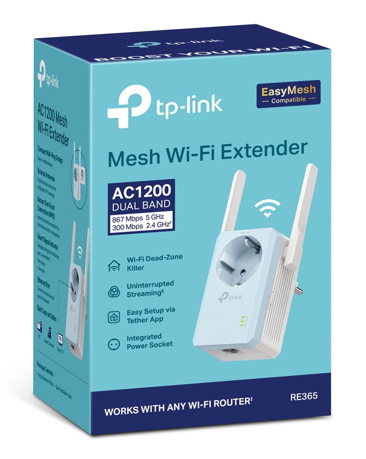 TP-LINK WiFi range extender RE365 με Passthrough, AC1200 1200Mbps, Ver. 3.0 - Image 8