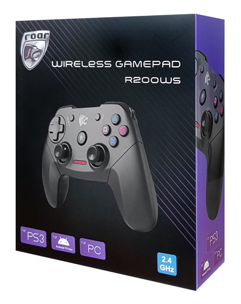 ROAR ασύρματο gamepad R200WS, με vibration, PC, PS3 & Android TV box - Image 4