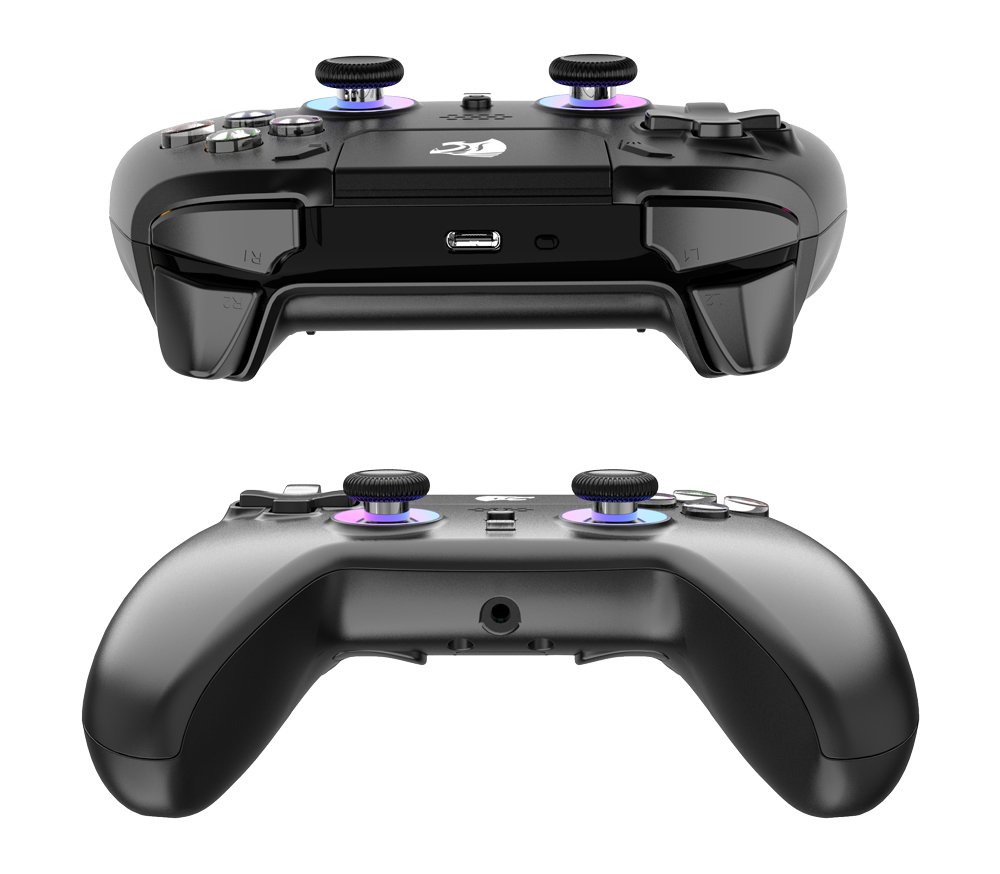 ROAR ασύρματο gamepad RR-0023, Switch/PS4/PC/iOS/Android, Bluetooth, μαύρο - Image 3