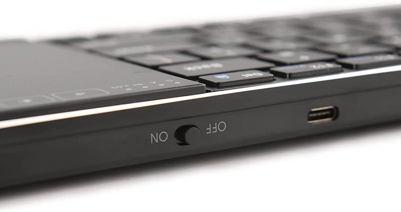 RIITEK ασύρματο πληκτρολόγιο RT721 με touchpad, Bluetooth & 2.4GHz - Image 4