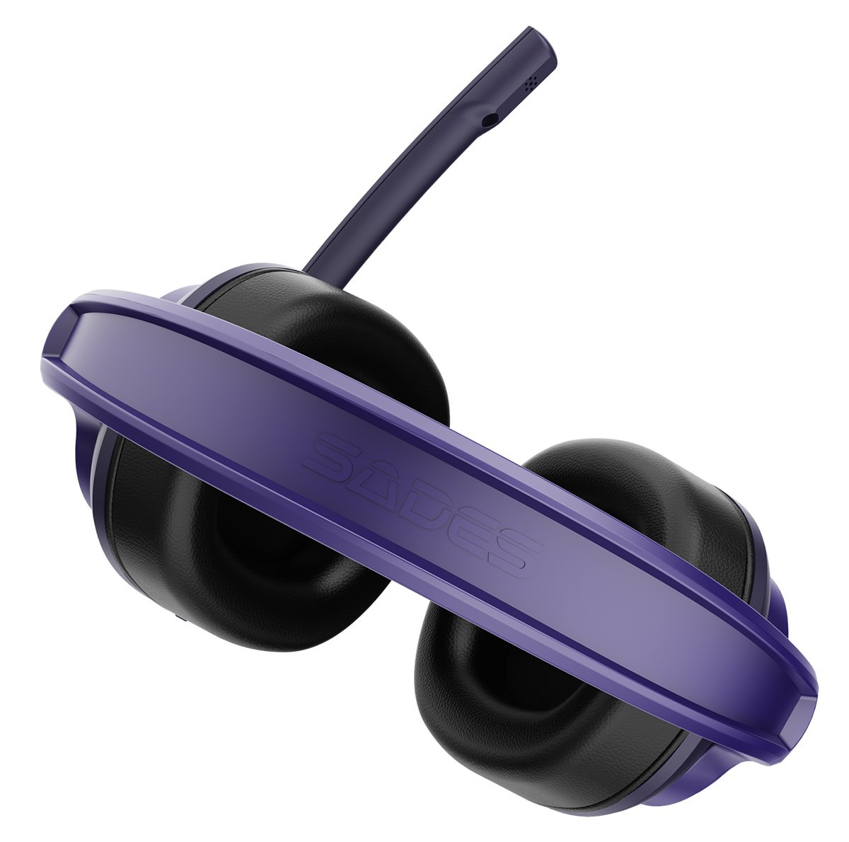 SADES gaming headset UPOWER, 3.5mm σύνδεση, 40mm, μωβ - Image 3