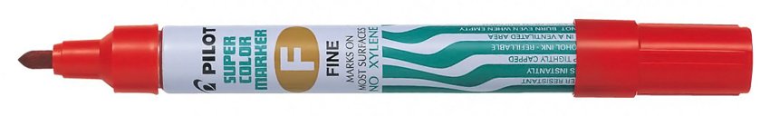 PILOT ανεξίτηλος μαρκαδόρος SCA-F, 1mm, κόκκινος