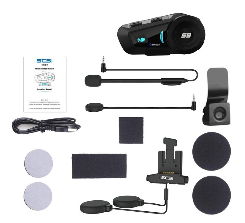 SCSETC ενδοεπικοινωνία μηχανής S-9 με Bluetooth, έως 6 αναβάτες, 500m - Image 5