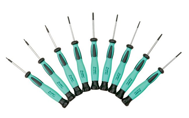 PROSKIT σετ κατσαβιδιών ακριβείας SD-0839, 9τμχ