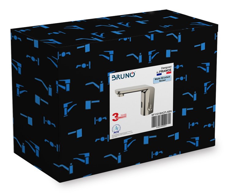 BRUNO μπαταρία νιπτήρα SF11019HCP-ABN με αισθητήρα, αναμεικτική, ασημί - Image 6