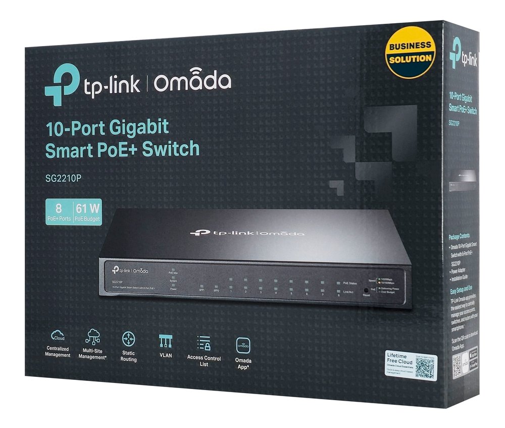TP-LINK smart PoE+ switch SG2210P, 10-Port Gigabit, V 5.20 - Image 6
