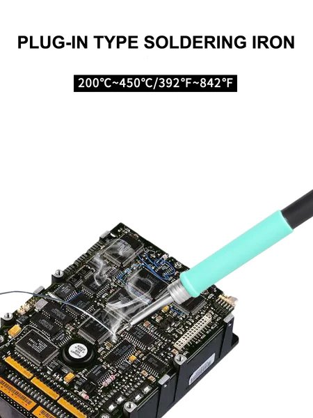 SUGON σταθμός συγκόλλησης 212 με κολλητήρι & air gun, 760W, 200-450 °C - Image 6