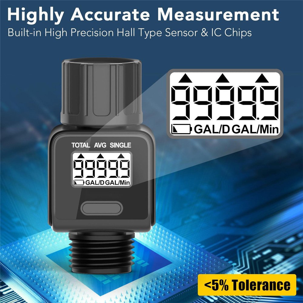 INHOCON ψηφιακός μετρητής κατανάλωσης νερού SGS04, IPX6 - Image 5