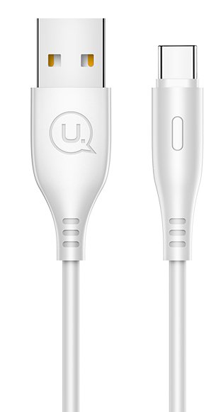 USAMS καλώδιο USB-C σε USB US-SJ267, 2A, 1m, λευκό
