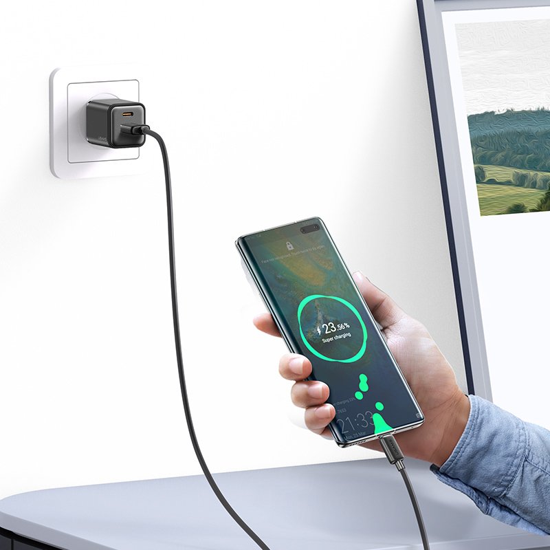 USAMS καλώδιο USB-C σε USB US-SJ688, 3A, 480Mbps, 1m, μαύρο - Image 2