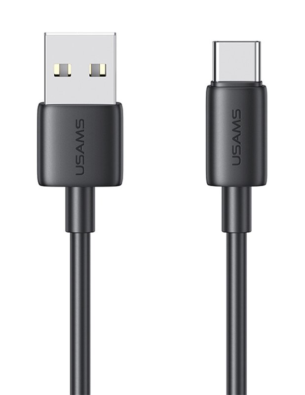 USAMS καλώδιο USB-C σε USB US-SJ708, 3A, 480Mbps, 1m, μαύρο