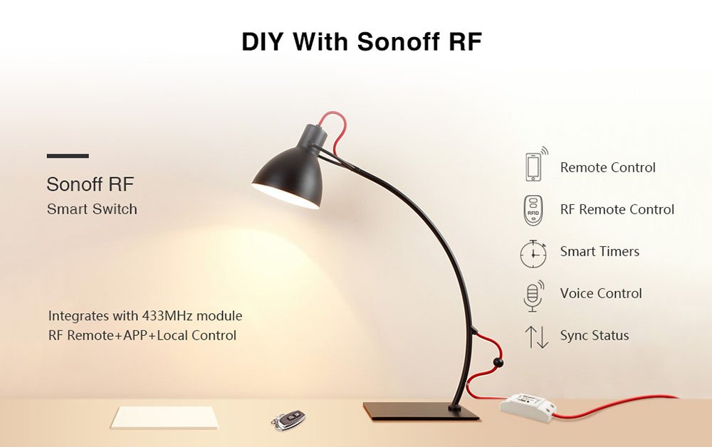 SONOFF Smart Διακόπτης RF2 433MHz, WiFi 2.4GHz, λευκό - Image 7