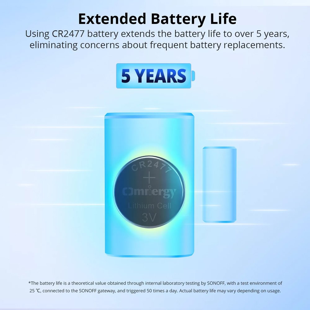 SONOFF smart μαγνητική παγίδα SNZB-04P, ZigBee, μπαταρίας, λευκή - Image 7