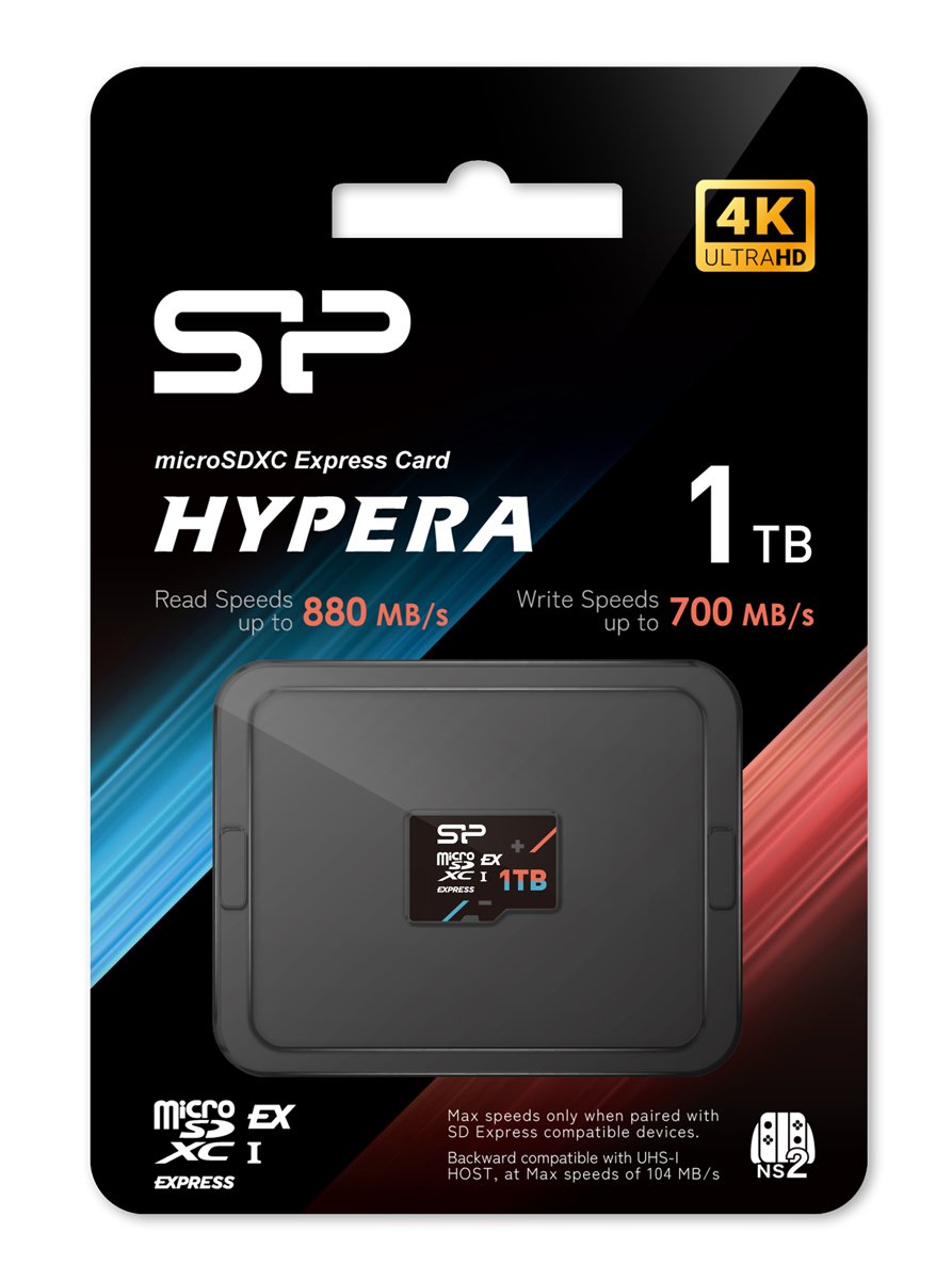 SILICON POWER κάρτα μνήμης microSDXC Express Hypera, 1TB, PCIe Gen 3x1, C10 UHS-I U3 A1 V30 - Image 5