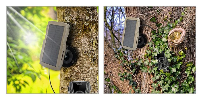 SUNTEK ηλιακό πάνελ SP08 για κάμερες, 2950mΑh, 2 εξόδων 6V & 12V, 12W - Image 2