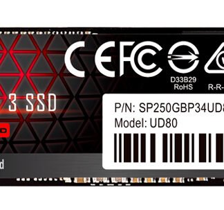 ILICON POWER D PCIe Gen3x4 M.2 2280 UD80, 250GB, 3.400-3.000MB/s 3699