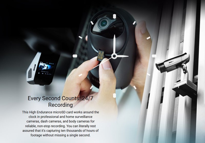 SILICON POWER κάρτα μνήμης microSDHC High Endurance, 256GB, Class 10 UHS-I U3 A1 V30 - Image 2