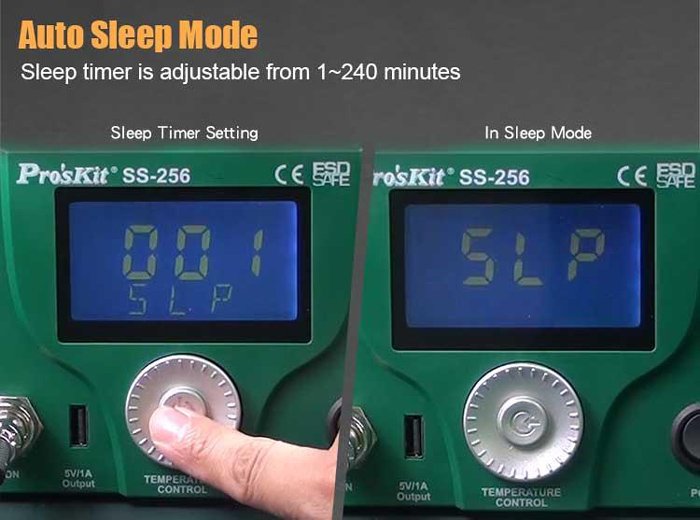 PROSKIT σταθμός συγκόλλησης SS-256B με κολλητήρι, 60W, 200~480 °C - Image 6