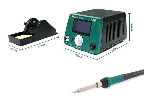 PROSKIT σταθμός συγκόλλησης SS-256B με κολλητήρι, 60W, 200~480 °C - Image 7