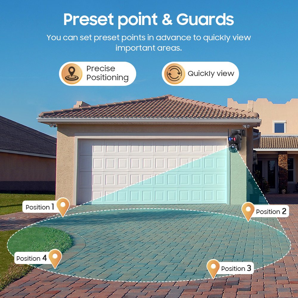 SECTEC smart ηλιακή κάμερα ST-5986M, 3MP dual lens, 20x zoom, WiFi, SD, PTZ - Image 14