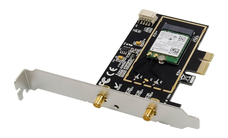 POWERTECH κάρτα επέκτασης PCIe ST718, AC7260 Dual-Band Wireless - Image 2