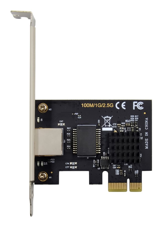 POWERTECH κάρτα επέκτασης PCIe σε RJ45 2.5G ST7266, RTL8125B - Image 2